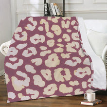 Load image into Gallery viewer, Ti Amo I love you - Exclusive Brand - Au Chico, Raffia &amp;  Pearl Bush Animal Print - Micro Fleece Blankets
