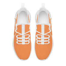 Load image into Gallery viewer, Ti Amo I love you - Exclusive Brand  - Coral -  Double Heart - Womens Mesh Knit Shoes - White Soles
