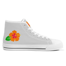 Load image into Gallery viewer, Ti Amo I love you  - Exclusive Brand  - Womens High-Top Canvas Shoes - White Soles
