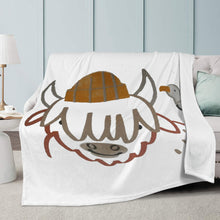 Load image into Gallery viewer, Ti Amo I love you - Exclusive Brand - White - Cow -  Blankets
