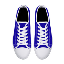 Load image into Gallery viewer, Ti Amo I love you - Exclusive Brand -  Low-Top Canvas Shoes With Customized Tongue - White
