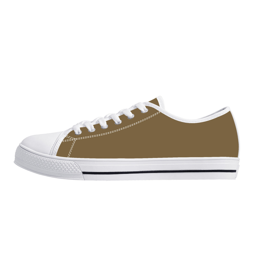 Ti Amo I love you - Exclusive Brand  - Low-Top Canvas Shoes - White Soles