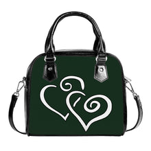 Load image into Gallery viewer, Ti Amo I love you - Exclusive Brand - Celtic - Double White Heart - Shoulder Handbag
