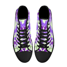 Load image into Gallery viewer, Ti Amo I love you - Exclusive Brand - High-Top Canvas Shoes - Black Soles
