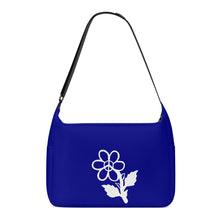 Load image into Gallery viewer, Ti Amo I love you - Exclusive Brand - Dark Blue 2 - White Daisy - Journey Computer Shoulder Bag
