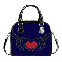 Load image into Gallery viewer, Ti Amo I love you  - Exclusive Brand  - Stratos - Skeleton Hands with Heart - Shoulder Handbag
