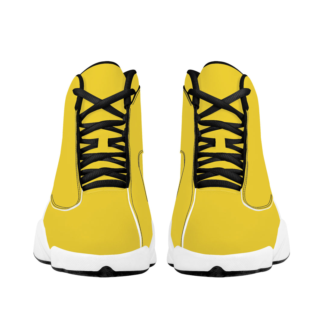 Ti Amo I love you  - Exclusive Brand  - Aesthetic Yellow -  Mens / Womens  - Unisex Basketball Shoes - Black Laces
