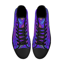 Load image into Gallery viewer, Ti Amo I love you - Exclusive Brand - High-Top Canvavs Shoes - Black Soles
