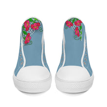 Load image into Gallery viewer, Ti Amo I love you - Exclusive Brand - High-Top Canvas Shoes - White Soles
