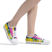 Load image into Gallery viewer, Ti Amo I love you - Exclusive Brand - Low-Top Canvas Shoes - White Soles
