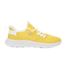 Load image into Gallery viewer, Ti Amo I love you - Exclusive Brand  - Mustard Yellow -  Double Heart - Womens Mesh Knit Shoes - White Soles
