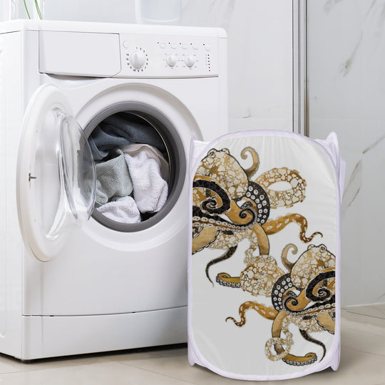 Ti Amo I love you - Exclusive Brand - Laundry Hamper White