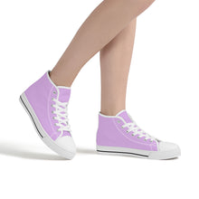 Load image into Gallery viewer, Ti Amo I love you  - Exclusive Brand  - Womens High-Top Canvas Shoes - White Soles
