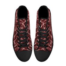 Load image into Gallery viewer, Ti Amo I love you - Exclusive Brand - High-Top Canvas Shoes - Black Soles
