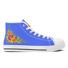 Load image into Gallery viewer, Ti Amo I love you - Exclusive Brand  - High-Top Canvas Shoes - White Soles
