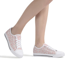 Load image into Gallery viewer, Ti Amo I love you - Exclusive Brand  - Low-Top Canvas Shoes - White Soles
