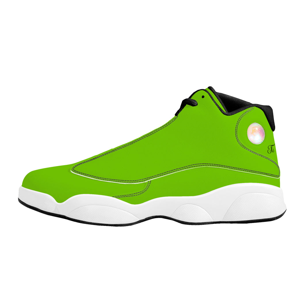 Ti Amo I love you  - Exclusive Brand  - Apple Orchid Green  - Basketball Shoes - Black Laces