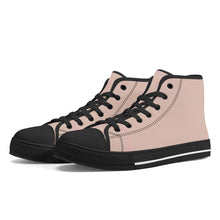 Load image into Gallery viewer, Ti Amo I love you - Exclusive Brand - High-Top Canvavs Shoes - Black Soles
