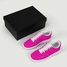 Load image into Gallery viewer, Ti Amo I love you -  Exclusive Brand  - Hollywood Cerise - Low Top Unisex Sneakers
