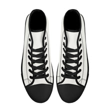 Load image into Gallery viewer, Ti Amo I love you - Exclusive Brand - High-Top Canvas Shoes - Black Soles
