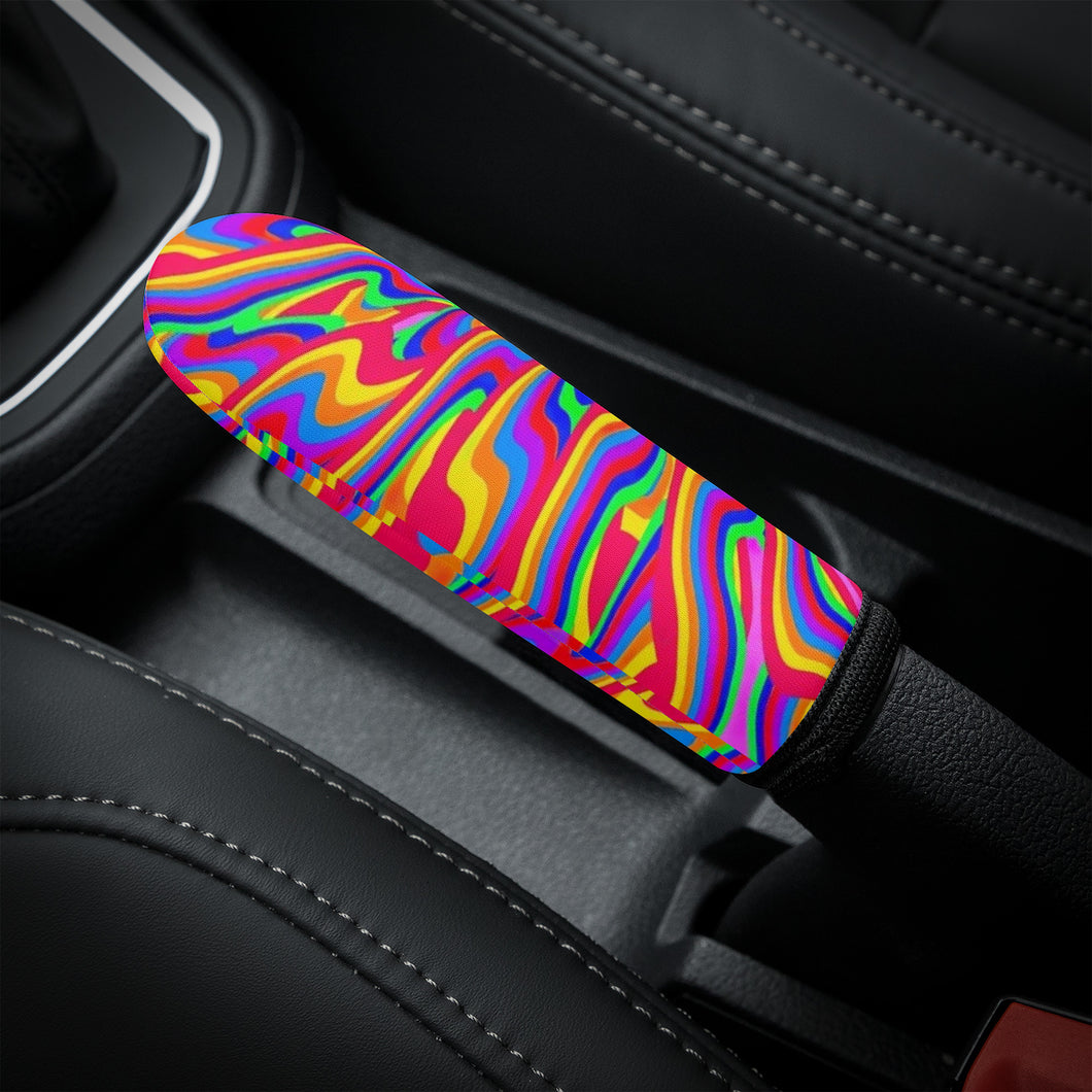 Ti Amo I love you  - Exclusive Brand - Rainbow - Car Handbrake Cover