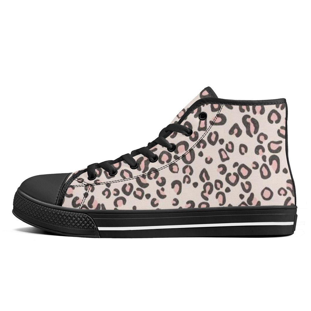 Ti Amo I love you - Exclusive Brand - High-Top Canvavs Shoes - Black Soles