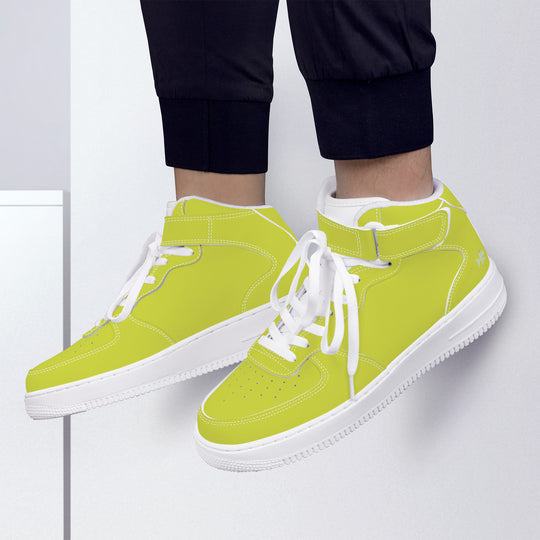 Ti Amo I love you - Alliance Lime - High Top Unisex Sneakers - Ti Amo I love you