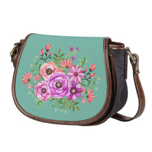 Load image into Gallery viewer, Ti Amo I love you - Exclusive Brand - Neptune - Floral Bouquet - Saddle Bag
