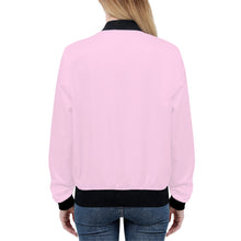 Load image into Gallery viewer, Ti Amo I love you - Exclusive Brand  - Pink Lace -  Women&#39;s Bomber Jacket
