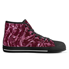 Load image into Gallery viewer, Ti Amo I love you - Exclusive Brand - High-Top Canvavs Shoes - Black Soles
