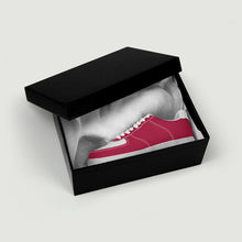 Load image into Gallery viewer, Ti Amo I love you - Exclusive Brand - Cardinal &amp; White - Low Top Unisex Sneakers
