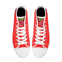 Load image into Gallery viewer, Ti Amo I love you - Exclusive Brand - High-Top Canvas Shoes - White Soles
