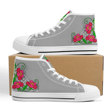 Load image into Gallery viewer, Ti Amo I love you - Exclusive Brand - High-Top Canvas Shoes - White Soles
