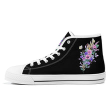 Load image into Gallery viewer, Ti Amo I love you - Exclusive Brand - High-Top Canvas Shoes - White Soles
