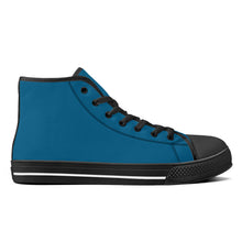 Load image into Gallery viewer, Ti Amo I love you - Exclusive Brand - High-Top Canvavs Shoes - Black Soles
