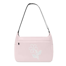 Load image into Gallery viewer, Ti Amo I love you - Exclusive Brand - Wisp Pink - White Daisy - Journey Computer Shoulder Bag
