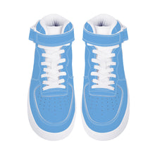 Load image into Gallery viewer, Ti Amo I love you - Exclusive Brand - Argentinian Azure - High Top Unisex Sneakers
