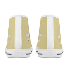 Load image into Gallery viewer, Ti Amo I love you - Exclusive Brand - High-Top Canvas Shoes - White Soles
