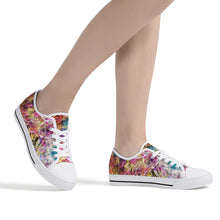 Load image into Gallery viewer, Ti Amo I love you - Exclusive Brand  -  Low-Top Canvas Shoes - White Soles
