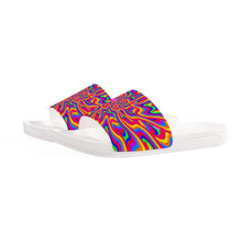 Load image into Gallery viewer, Ti Amo I love you  - Exclusive Brand - Rainbow - Womens / Children  / Youth  - Slide Sandals - White Soles
