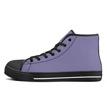 Load image into Gallery viewer, Ti Amo I love you - Exclusive Brand - High-Top Canvas Shoes - Black Soles
