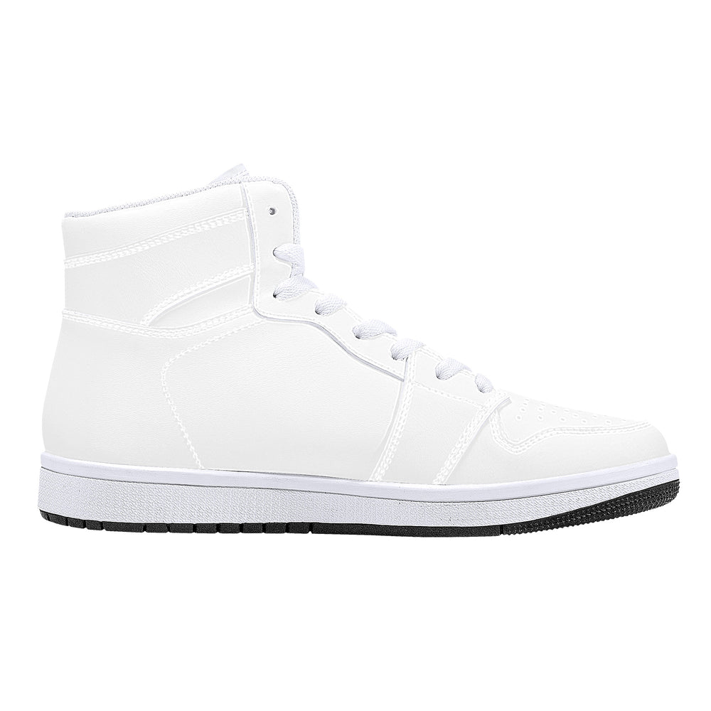 Ti Amo I love you - Exclusive Brand - White -Ti Amo I love you Logo -High-Top Synthetic Leather Sneakers