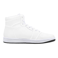 Load image into Gallery viewer, Ti Amo I love you - Exclusive Brand - White -Ti Amo I love you Logo -High-Top Synthetic Leather Sneakers
