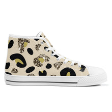 Load image into Gallery viewer, Ti Amo I love you - Exclusive Brand  - High-Top Canvas Shoes - White Soles
