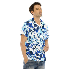 Load image into Gallery viewer, Ti Amo I love you -Exclusive Brand  - Men&#39;s Lapel Collar Short Sleeve T-shirt With Concealed Placket
