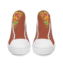 Load image into Gallery viewer, Ti Amo I love you - Exclusive Brand - High-Top Canvas Shoes - White Soles
