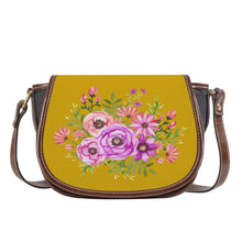 Load image into Gallery viewer, Ti Amo I love you - Exclusive Brand - Pizza - Floral Bouquet - Saddle Bag
