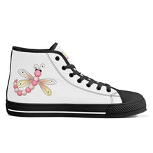 Load image into Gallery viewer, Ti Amo I love you - Exclusive Brand - Firefly - High-Top Canvas Shoes - Black Soles
