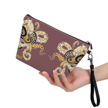 Load image into Gallery viewer, Ti Amo I love you - Exclusive Brand - Rose Brown - Octopi - Sling Cosmetic Bag
