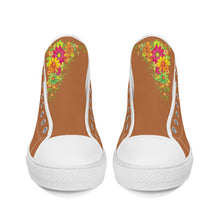 Load image into Gallery viewer, Ti Amo I love you - Exclusive Brand - High-Top Canvas Shoes - White Soles
